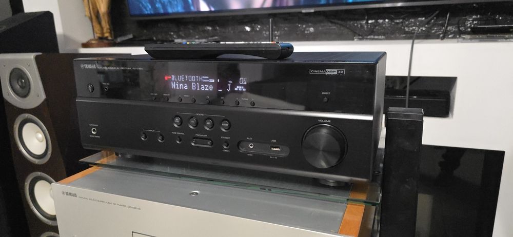Receiver 5.1 Yamaha RX-V481 Bluetooth Wifi MusicCast Usb 4k hdmi arc