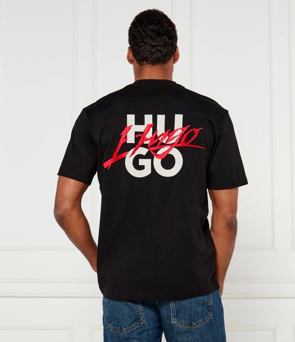 Hugo Dlogotee Черна Тениска XS