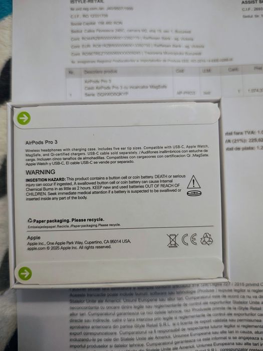 Airpods pro 3 sigilate