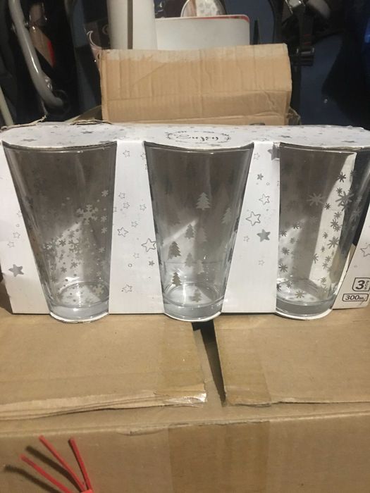 Чаши стъклени за бяло вино,уиски, вода и чай  х 1,00/ чаша