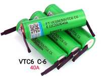АКБ Li-ion 18650 VTC6-C6 HG2 3000mA 3400mA 3А аккумулятор для фонарика