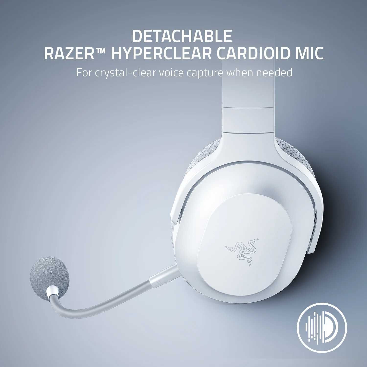 [НОВЫЕ] Наушники RAZER Barracuda Wireless Gaming Headset Mercury White
