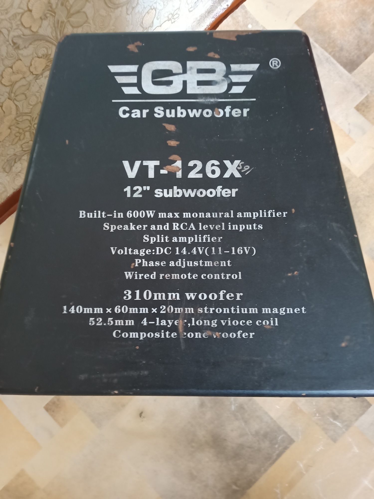 Сабвуфер VT-126X