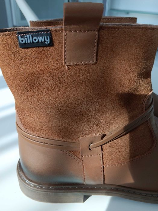 Нови боти от естествена кожа за момиче 32 номер