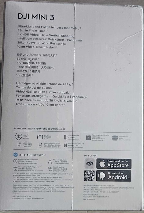 DRONA DJI MINI 3 Fly More Combo + SmartController
