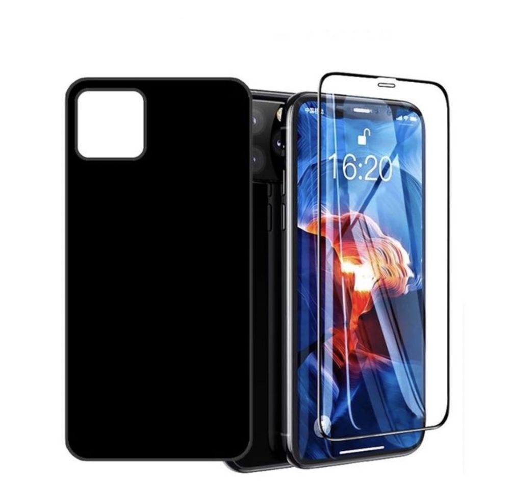 Iphone 12 13 14 PRO MAX - Pachet Husa Silicon + Folie Sticla Tempered