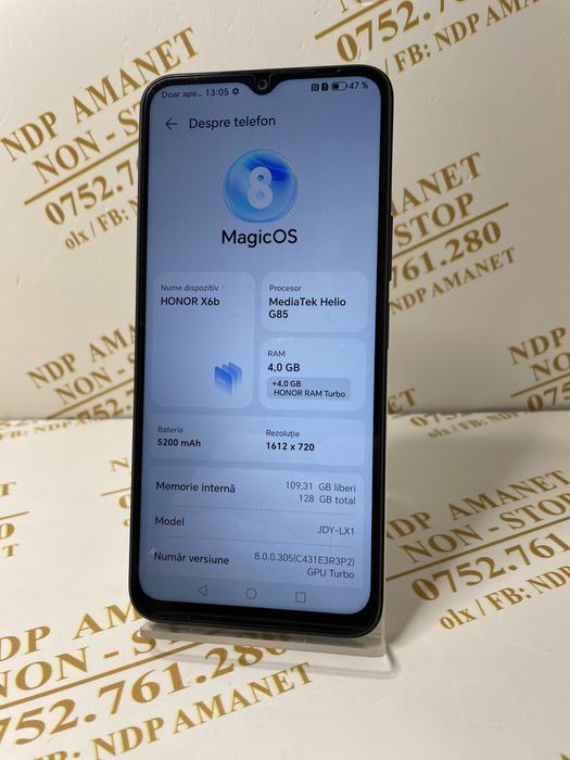 NDP Amanet Braila Honor X6B 128gb (44099)