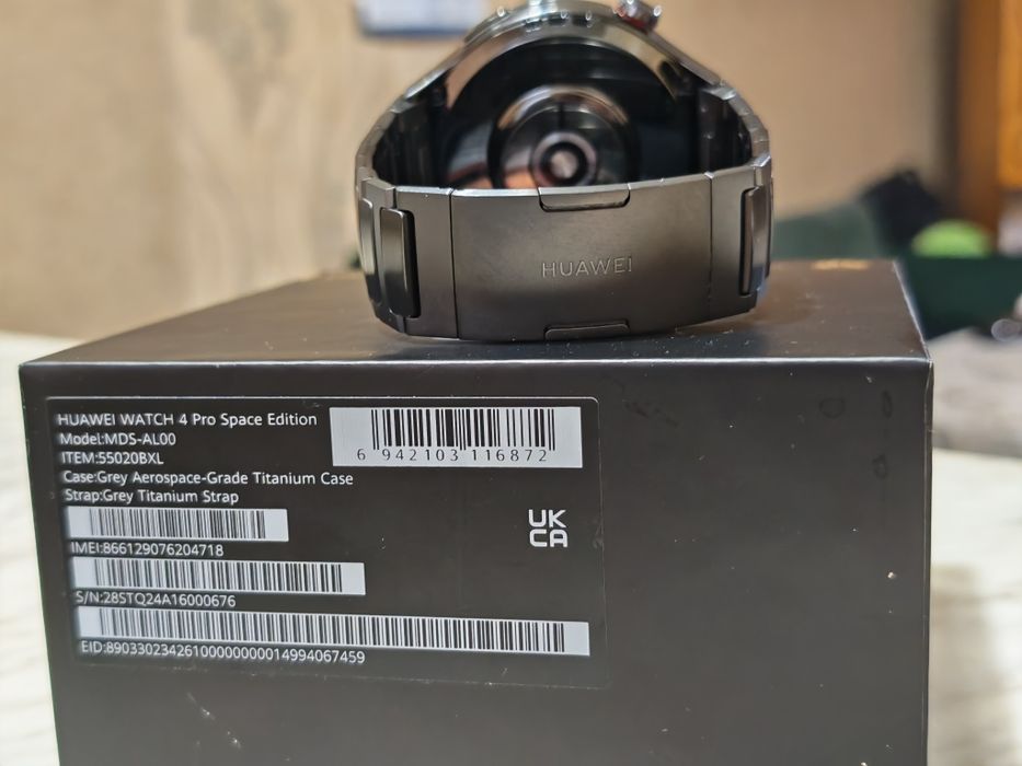 Huawei Watch 4 Pro Space Edition! Като Нов! Гаранция Yettel 2026 г.