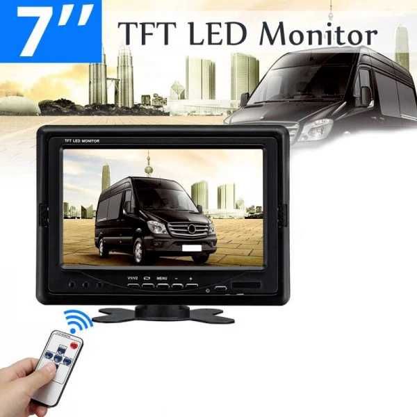 Monitor display LED auto de 7 inch cu telecomanda