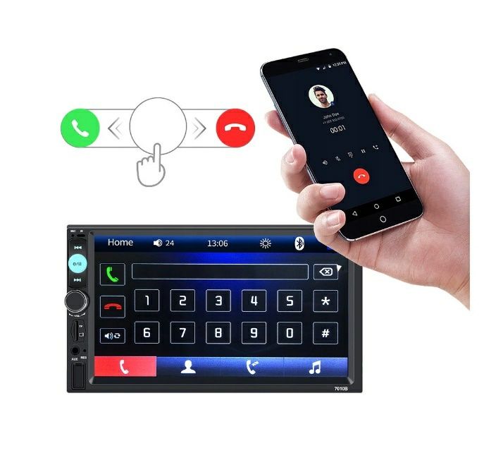 Mp5 player auto 7010b, 2 DIN, Touch screen 7″, Bluetooth, USB