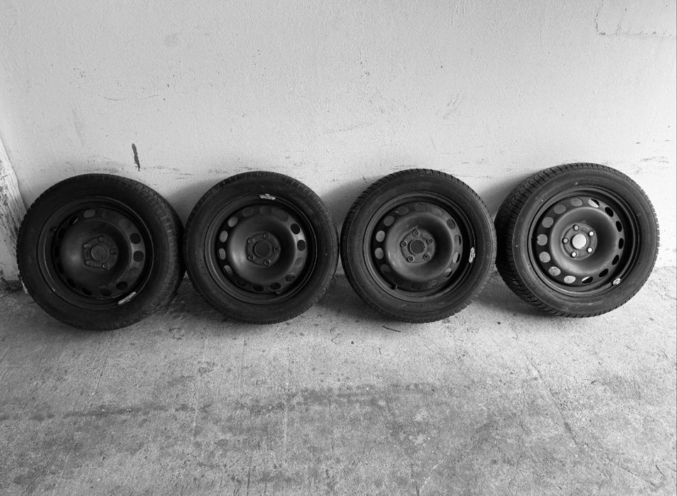 Jante 5x112 R16 cauciucuri iarna 66.6