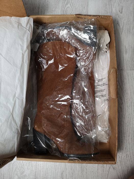 Cizme Mango din piele intoarsa