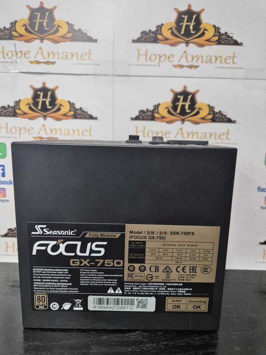 Hope Amanet P10/Sursa Seasonic Focus GX-750