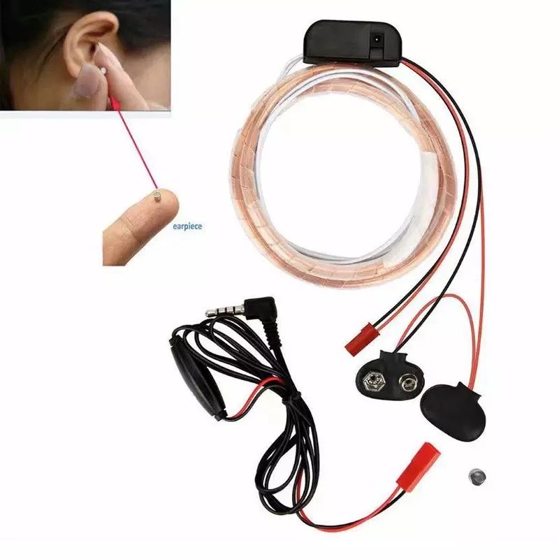 Handsfree de copiat cu microvibratii pe timpan sisteme casca magnet