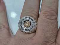 Inel vintage argint tip Versace