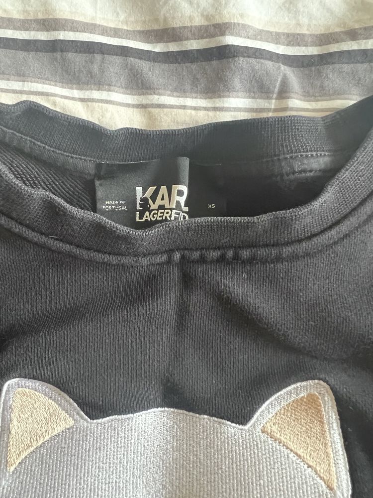 Блуза с дълъг ръкав Karl Lagerfeld