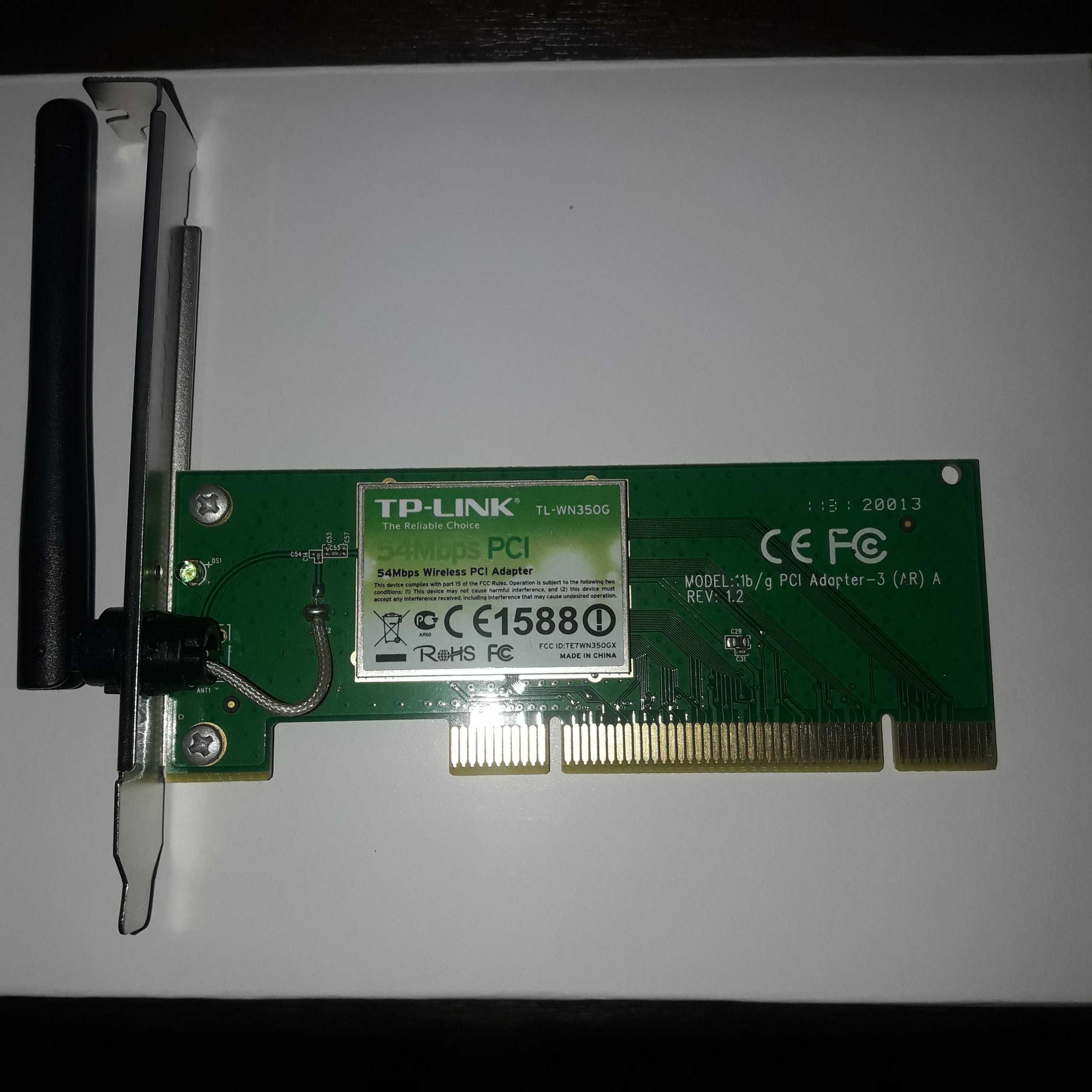 Продам WI-FI PCI адатер TL – WN350G для системного блока.