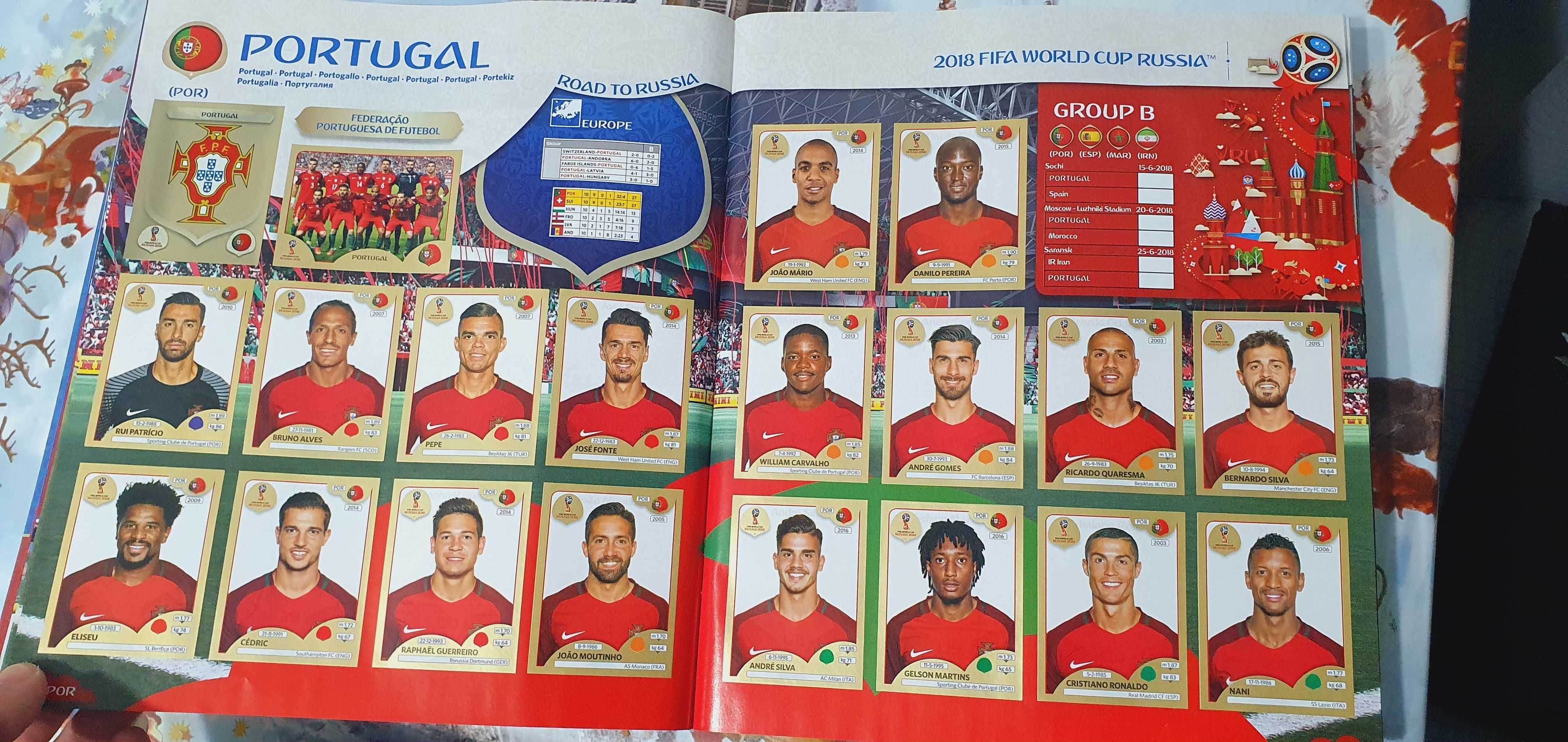 Panini World Cup 2018 Gold - Swiss Edition COMPLET