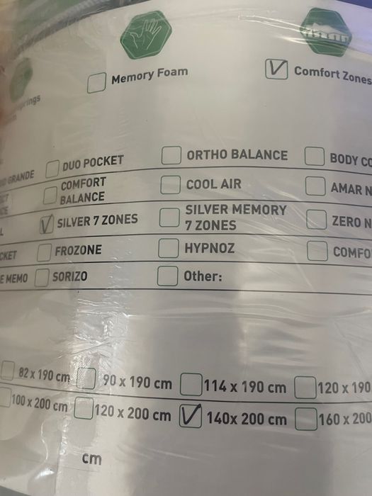 Продавам чисто нов матрак.