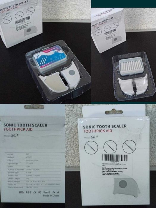 Aparat portabil detartraj oral dinti tartru scobitoare sonica s6.1