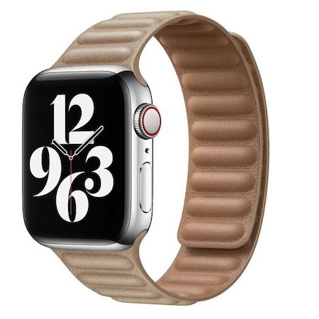 Кожена Магнитна Каишка за Apple Watch 8 Ultra 7 6 SE 5 4 44 40mm