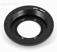 Адаптер М42 переходное кольцо для Nikon с линзой, Canon