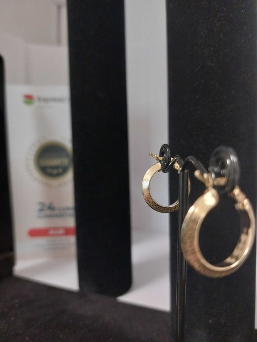 (AG33) Cercei Aur 14K Garantie 2 Ani