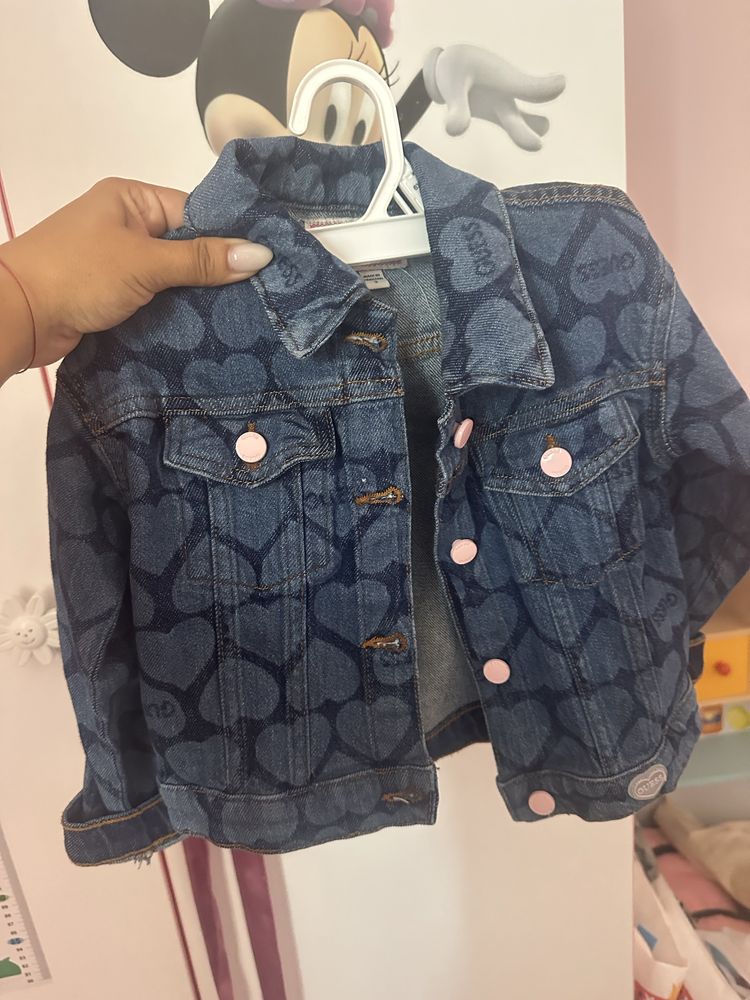 Детско дънково яке Guess, 3г.