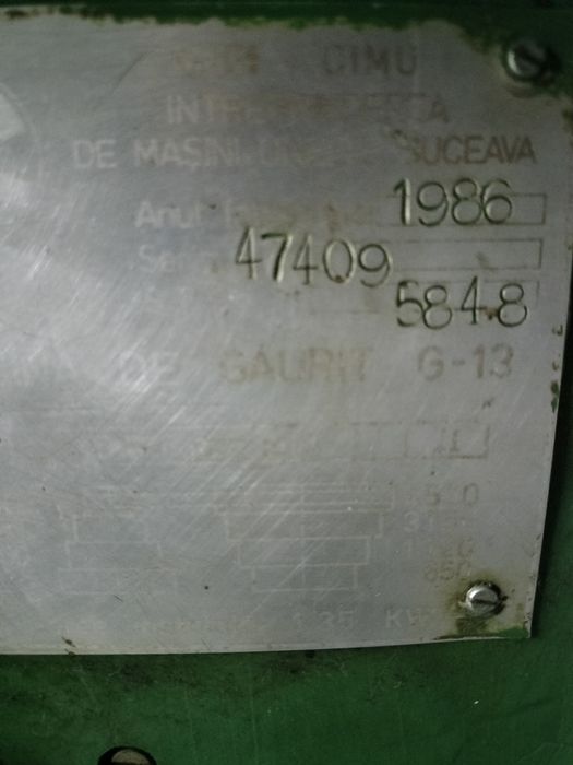 Bormașină industriala cu coloana/mașina de gaurit