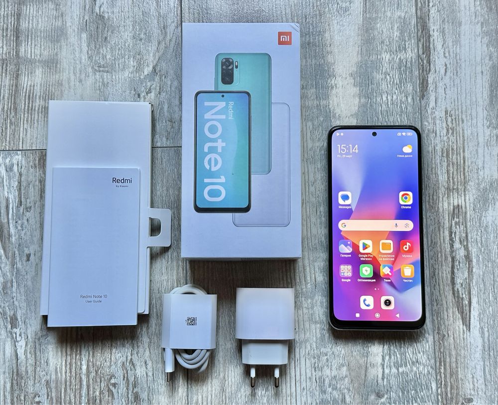 Xiaomi Redmi Note 10 128 gb 4+2 gb Ram Dual Sim White