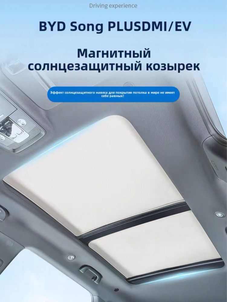 Солнцезащитная и теплоизоляционная статическая шторка для люка BYD