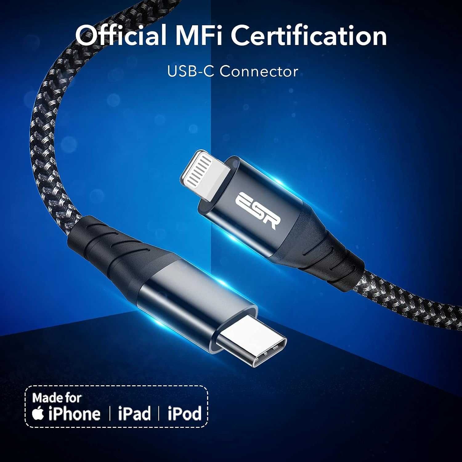 Кабель USB-C to Lightning 2м