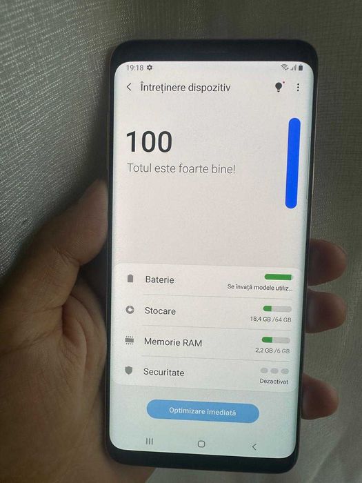 Samsung S9+ Plus 64GB 6 GB Ram Liber de retea Impecabil Super AMOLED
