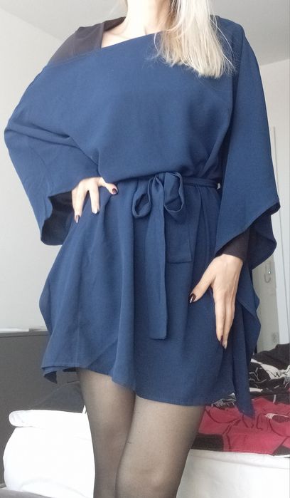 Синя рокля размер М