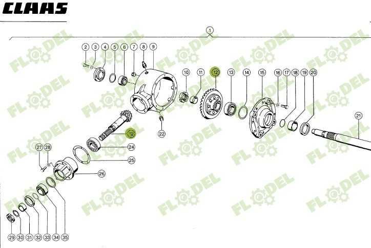 Grup conic balotiera CLAAS ROLLANT Z12/ Z8 823529