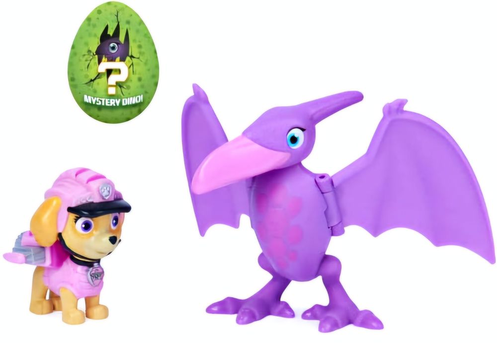 Set figurine Patrula catelusilor - catelusa Skye si dinozaur Pterozaur