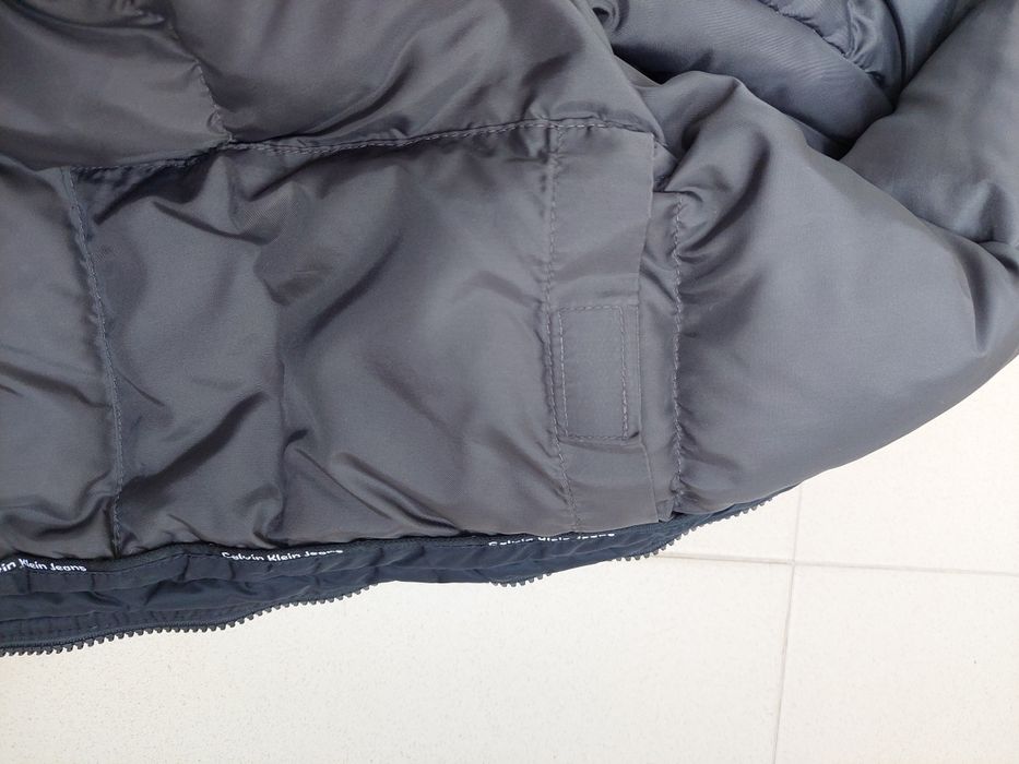Calvin Klein Jeans-100% Оригинално пухено яке,Перфекнто- размер L(XL)