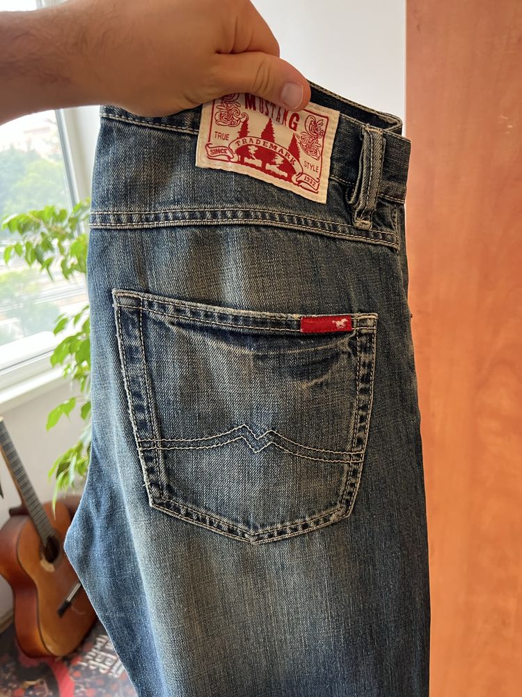 Мъжки дънки G-Star Raw, Ecko Unltd., Mustang - като нови