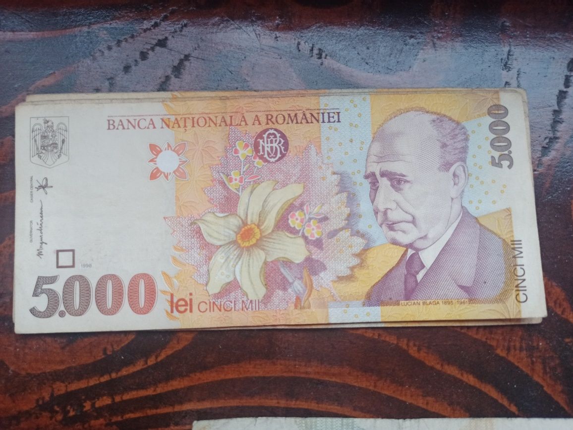 Bancnota 5000 lei 1998