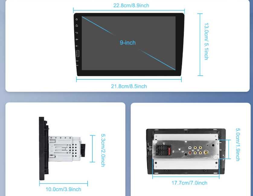 Navigatie 9 inch 1DIN - lichidare stoc