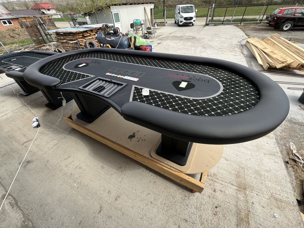 Masa poker cu banda led CustomTables.eu stoc