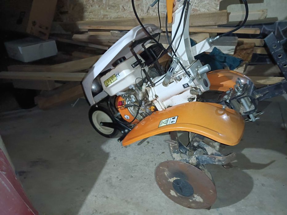 Motocultor O-Mac New 1000-S 8 CP+Plug+Rariță+Prășitoare+Roți Metalice