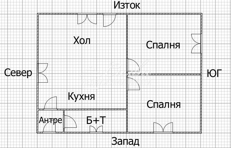 НОВОПОСТРОЕНА едноетажна къща - с. Радко Димитриево!