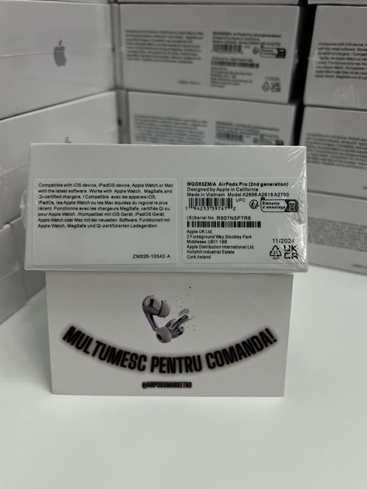 *PREMIUM BATCH* Airpods pro 2nd gen cu anc sigilate