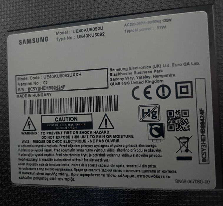 Televizor LED Smart Samsung, 101 cm