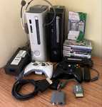 2 Console XBOX 360 Jasper,2 Controllere,Accesorii,WiFi,Casti,8 Jocuri
