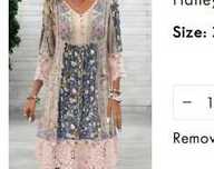 Rochie Boho din matase si cu aplicatii de dantela