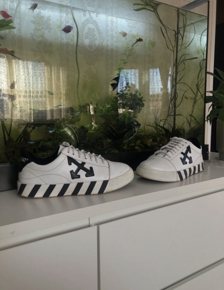 Adidasi off white albi