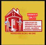 Deblocari usi/Lacatus ferestre/Usi/Reparatii usi/Manere/Broaste usi