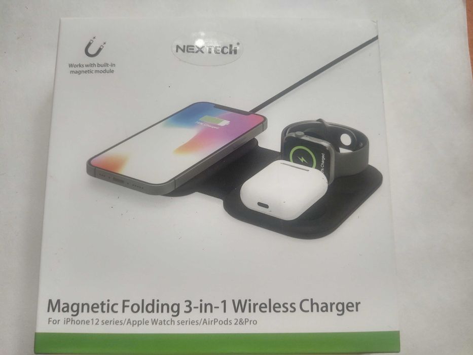 Incarcator Wireless 15W pentru Iphone, Apple Watch